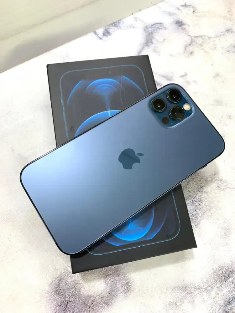 Iphone 12 pro 128GB blue ibox lengkap