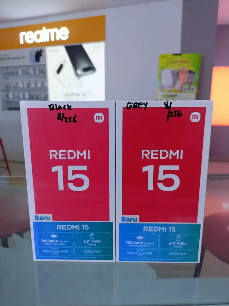redmi 15 8/256 promo termurah bisa kredit & tukar tambah