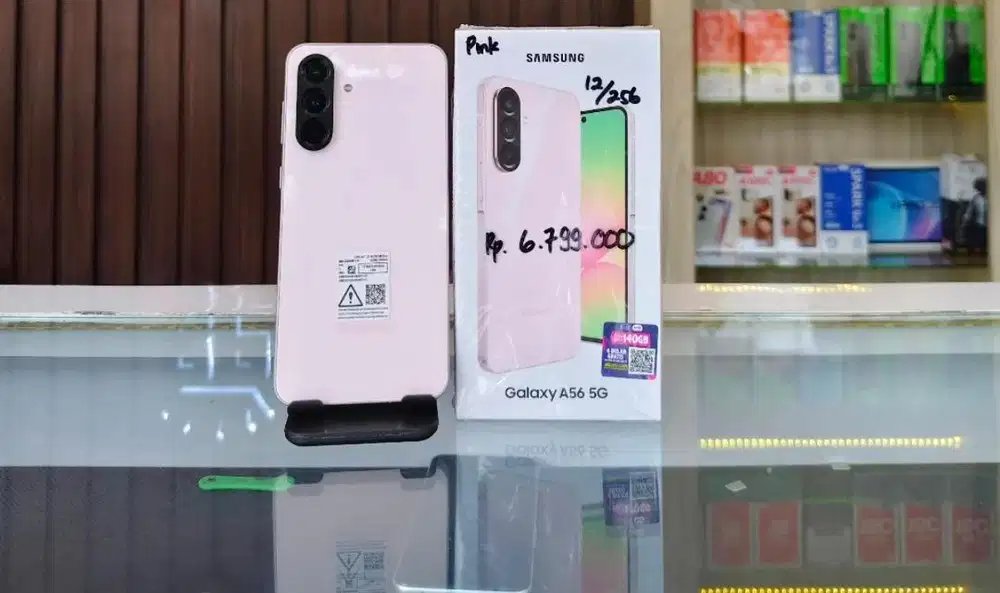 Samsung A56 Ram 12/256 pink masih segel