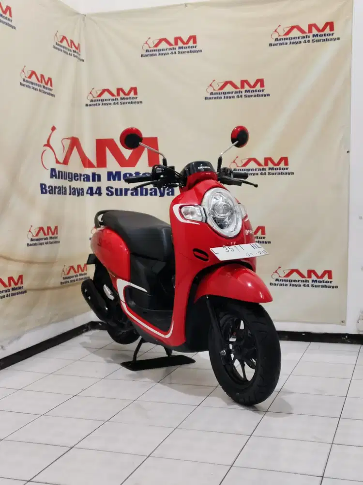 Ready Honda scoopy sporty Tahun 2018 Warna Merah Glossy
