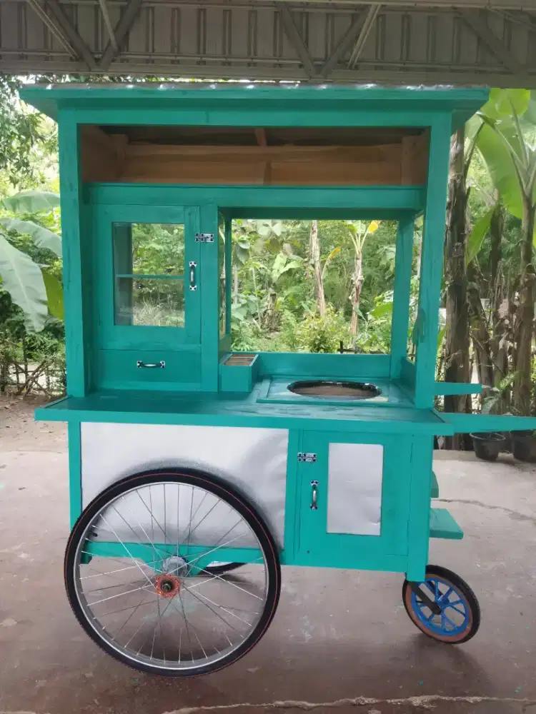 Gerobak bakso, gerobak bakwan kawi