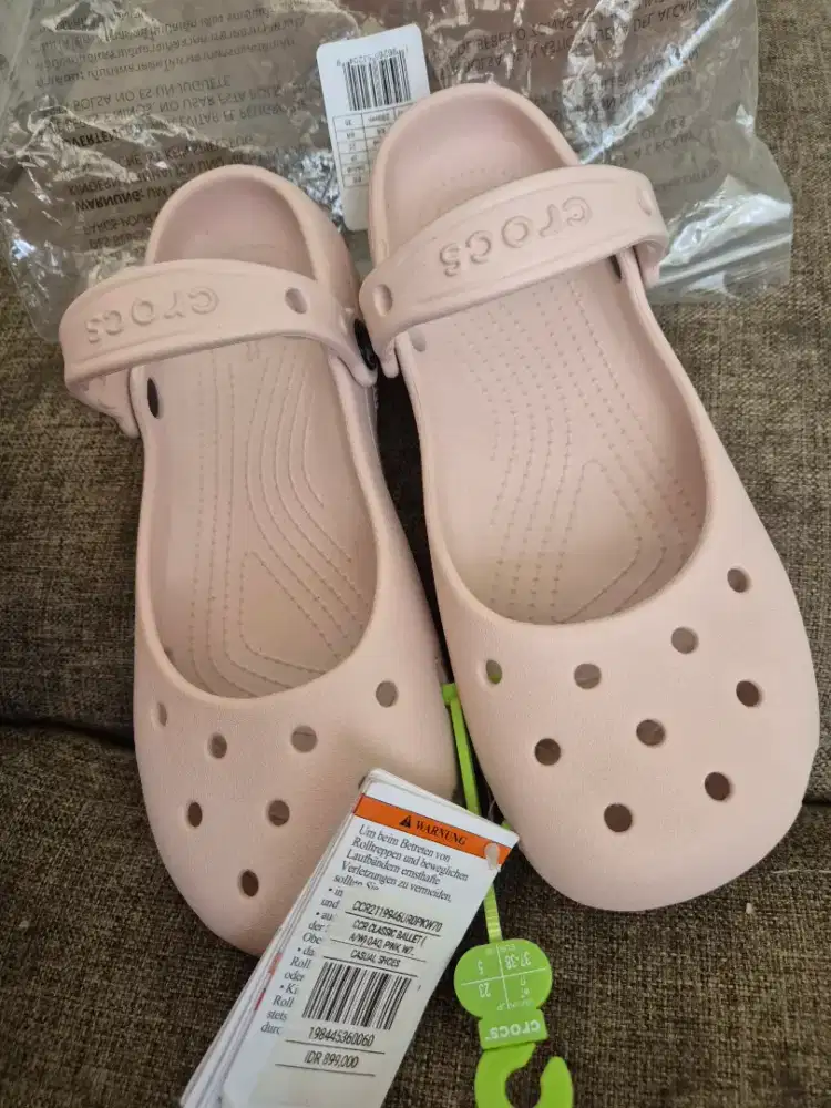 Crocs Classic Ballet Pink Original Salah Size