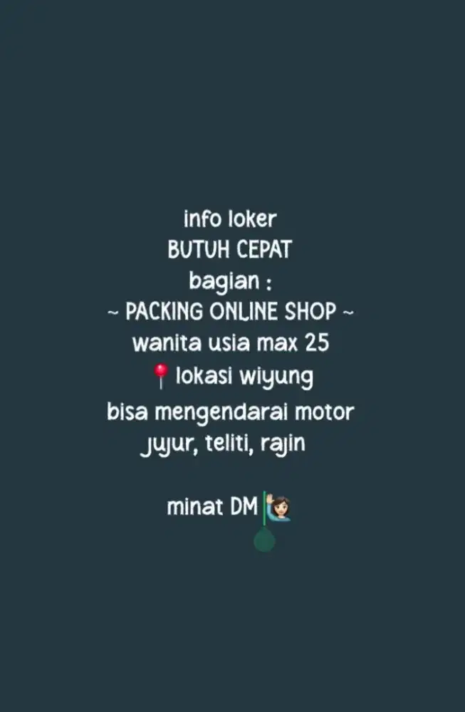 lowker PACKING OLSHOP