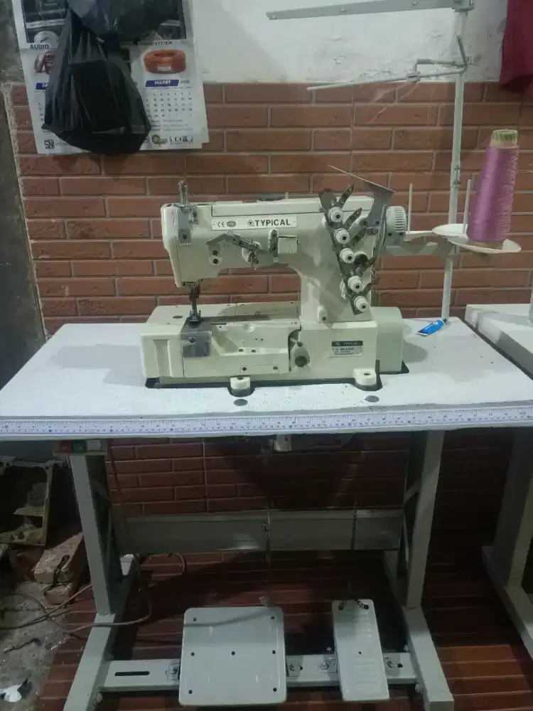 mesin jahit overdek/kamput typical