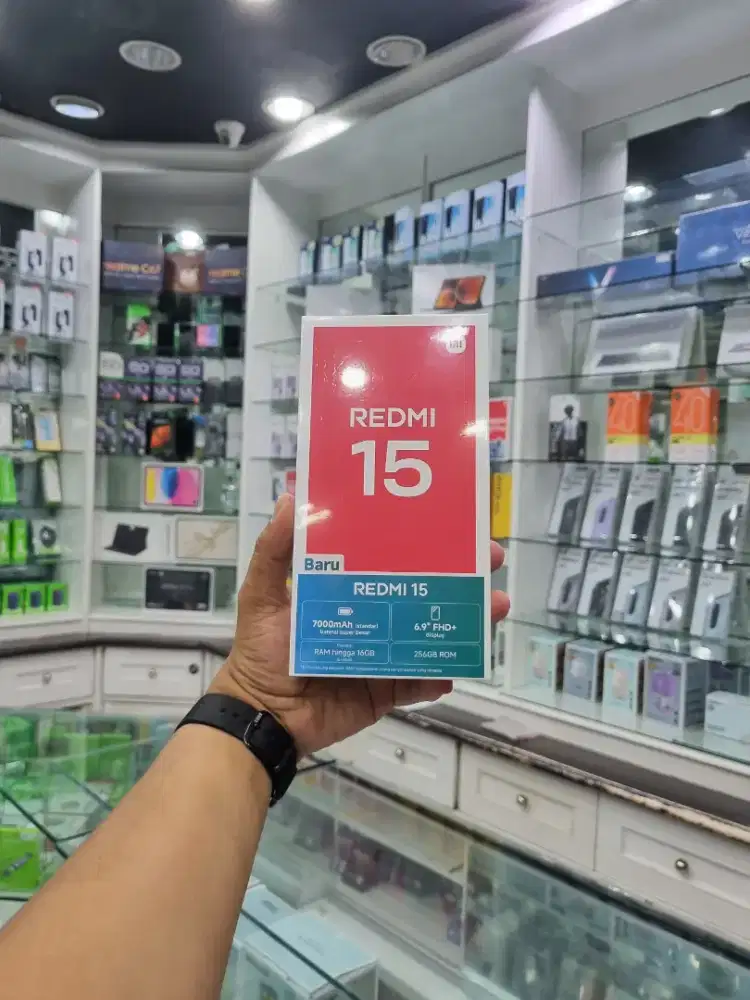 PROMO RAMADHAN REDMI 15 8/128 NEW SEGEL