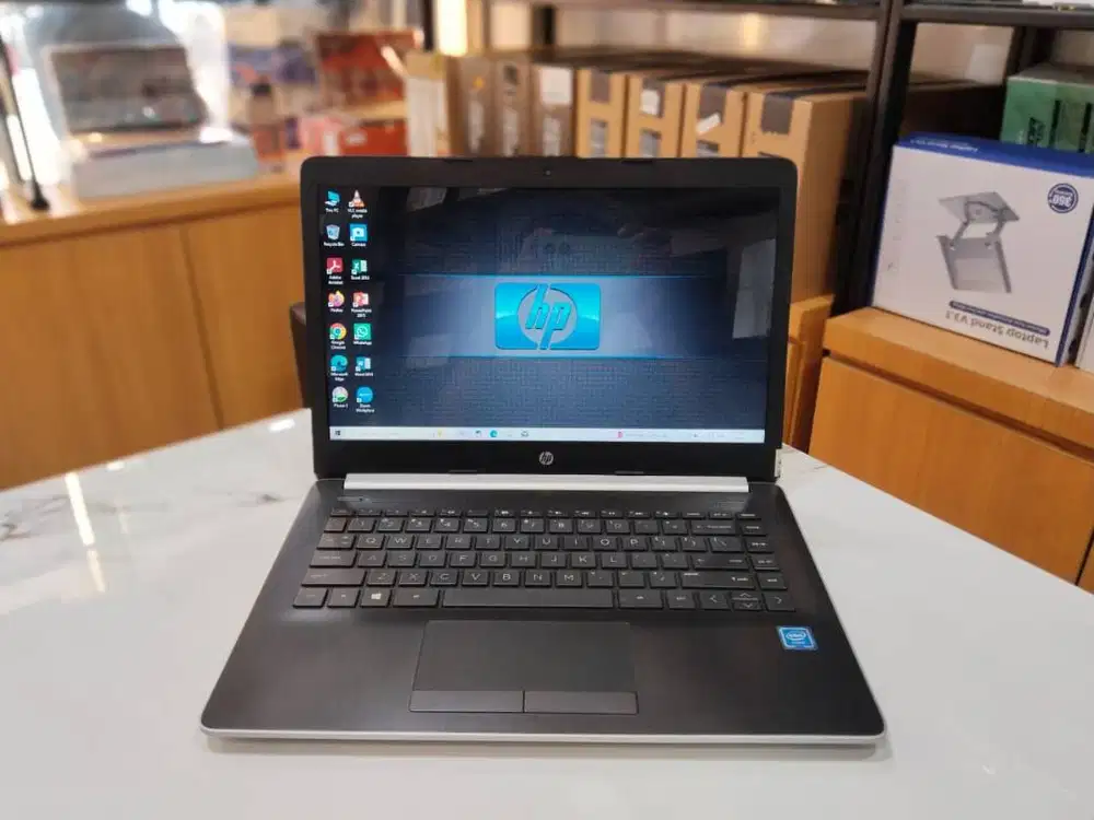 MURAH BANGET!! HP 14-CK0013TU CELERON N4000/RAM 4GB/SSD 128GB/NO MINUS