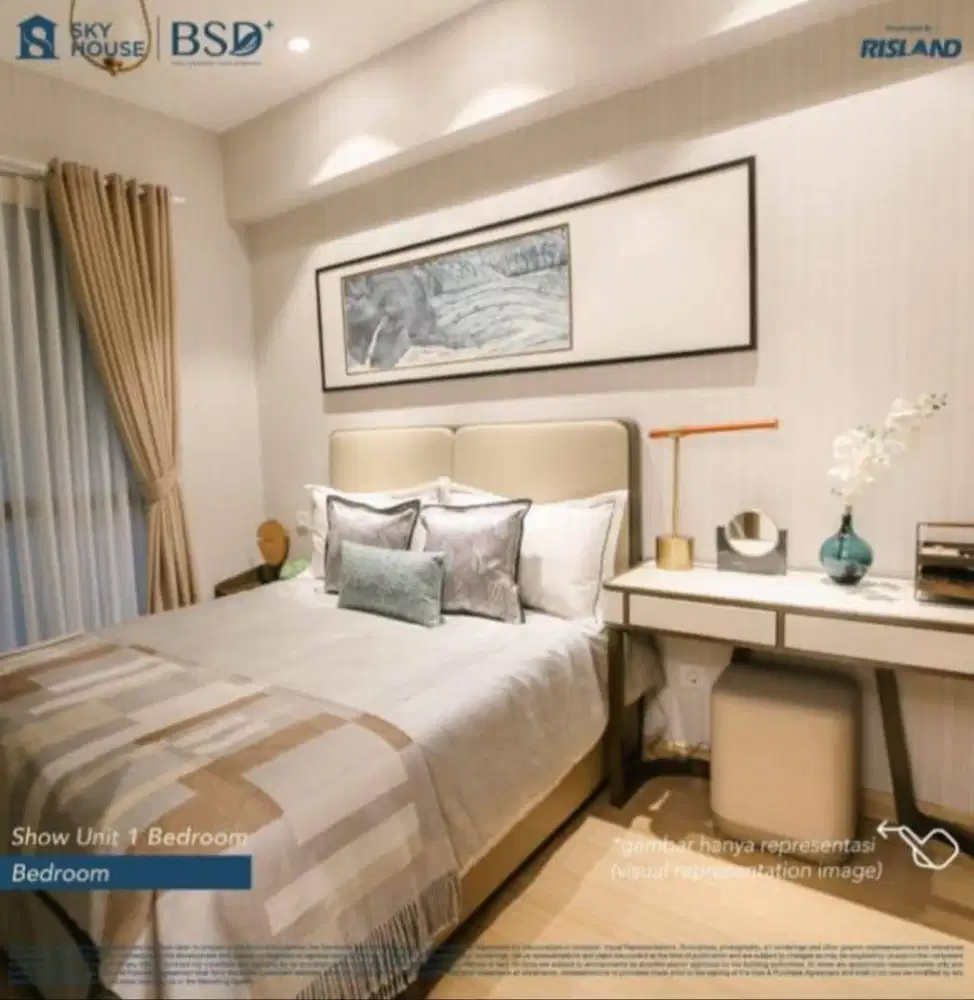 DIJUAL BU APARTMENT SKYHOUSE BSD TYPE 1BEDROOM