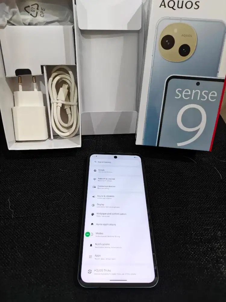 Sharp aquos sense 9 fullset like new garansi 05-2027