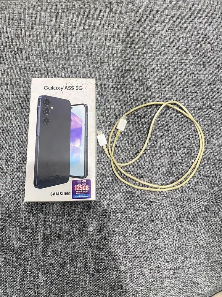 Samsung A55 5G Awesome Navy Resmi Sein RR full orian luar dalam