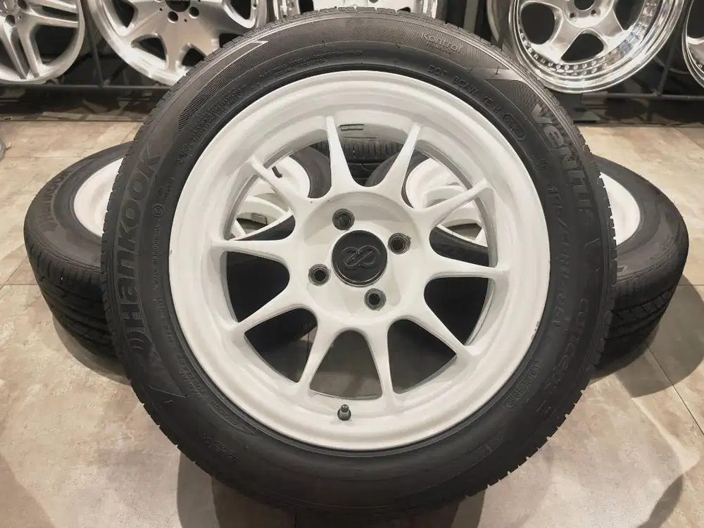 Velg Enkei ES Tarmac Japan, R-15, Lebar 6.5, PCD 4x100