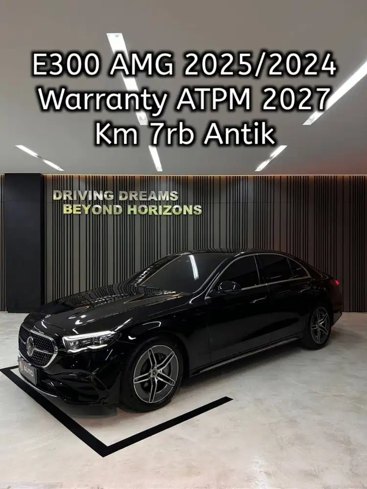 Mercedes-Benz E300 AMG 2024 New Model Hitam Km7rb B2056ZBD