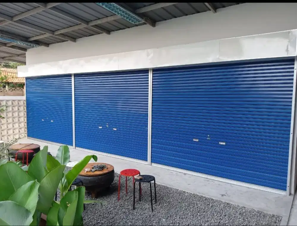 Rolling Door Galvalum dan alumunium