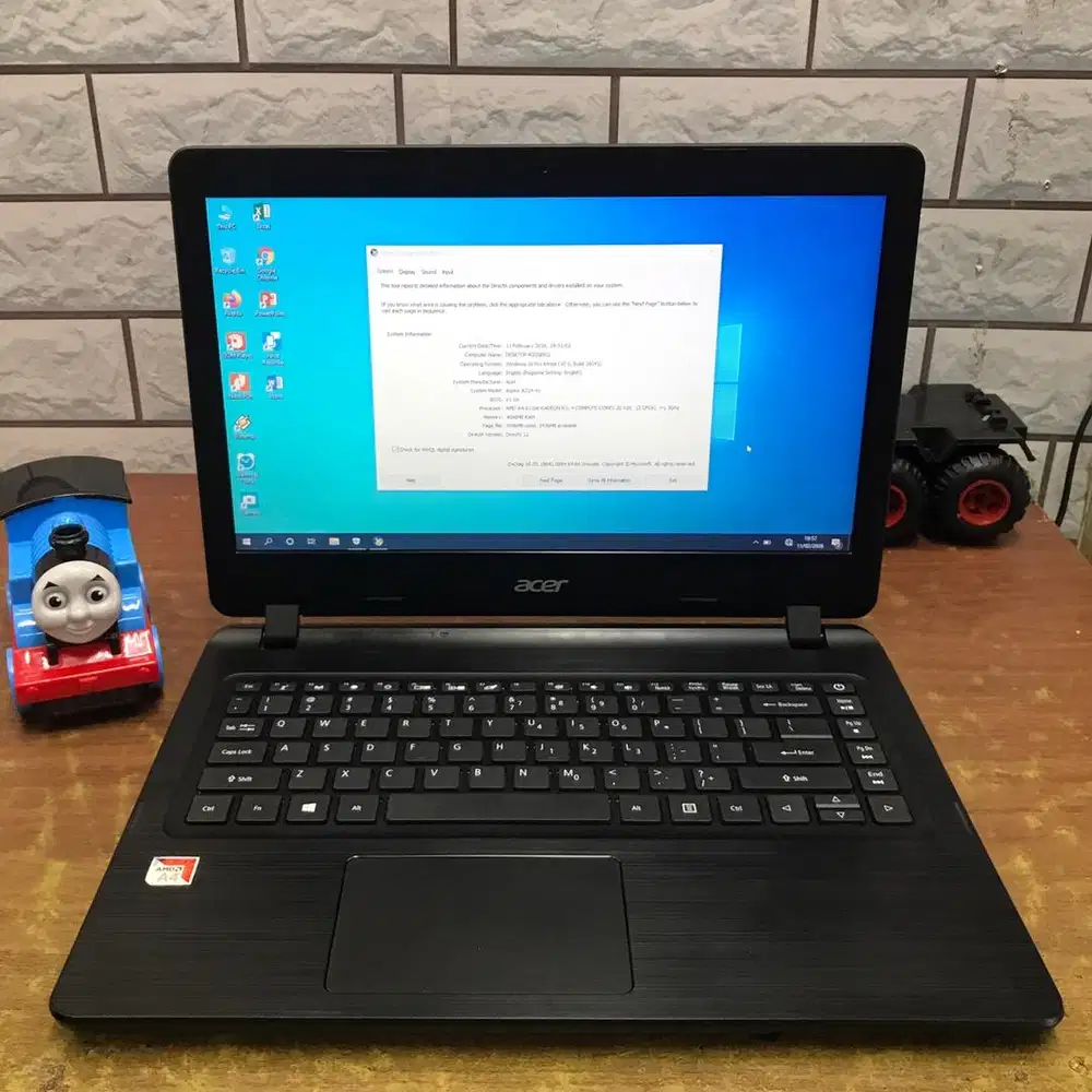 Jual BU Jual Cepat Laptop Acer Aspire A314 AMD A4 Second