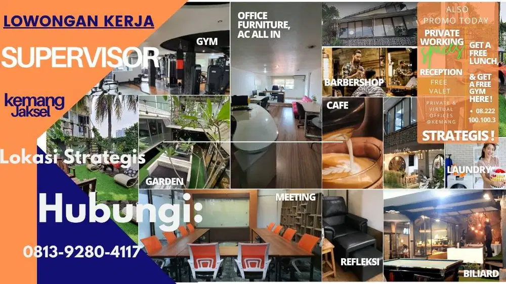 Lowongan Kerja Supervisor untuk di Kemang