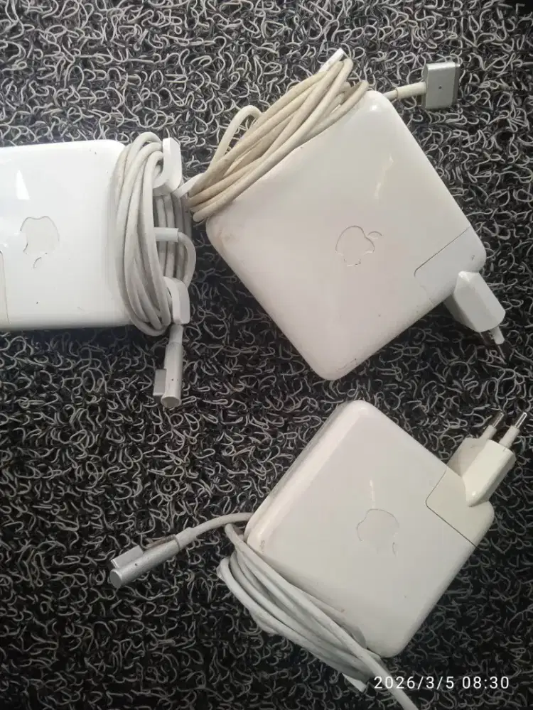 Charger laptop apple macbook magsafe 1 type L. Normal