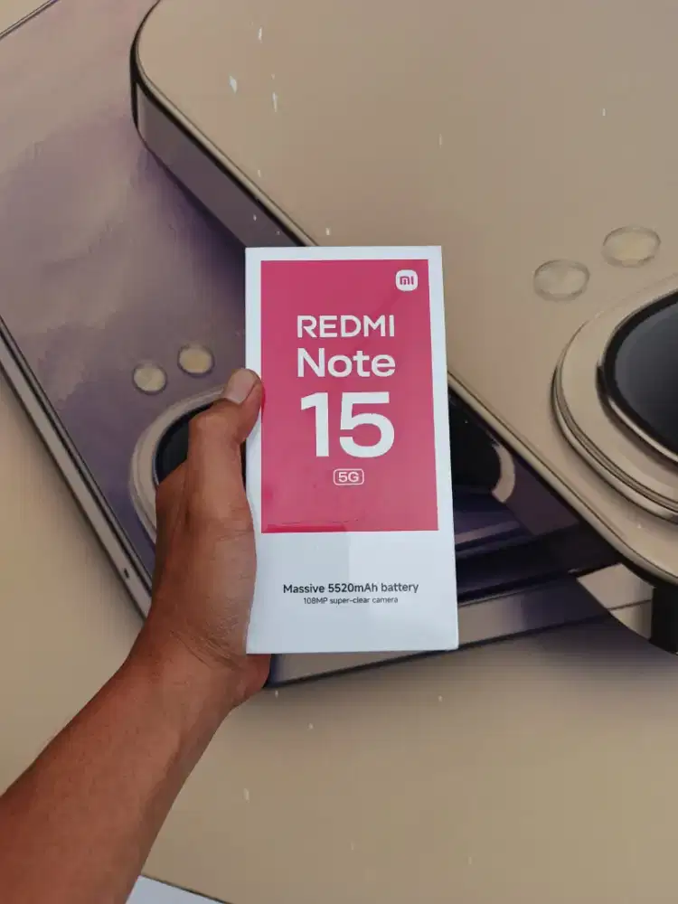 Berminat silahkan WA Xiaomi Redmi Note 15 5G 12/512 Garansi 15bln