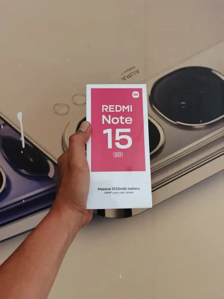 Berminat silahkan WA Xiaomi Redmi Note 15 5G 8/256 Garansi 15bln