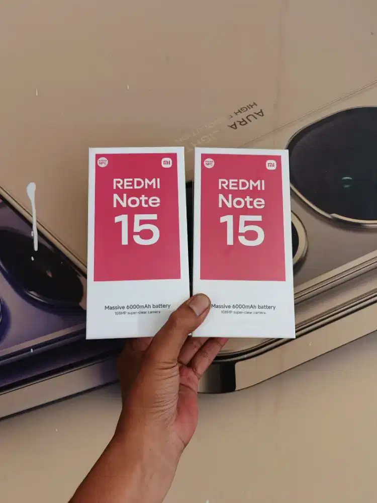 Berminat silahkan WA Xiaomi Redmi Note 15 8/128 Garansi 15bln