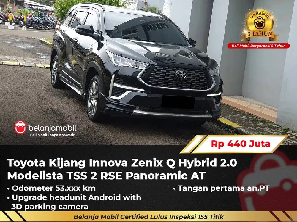 [UPGRADE HU ANDROID] Toyota Innova Zenix Q Hybrid Modelista 2023/2024