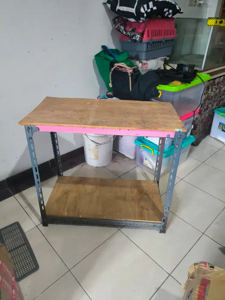 Meja besi siku ukuran 80×40