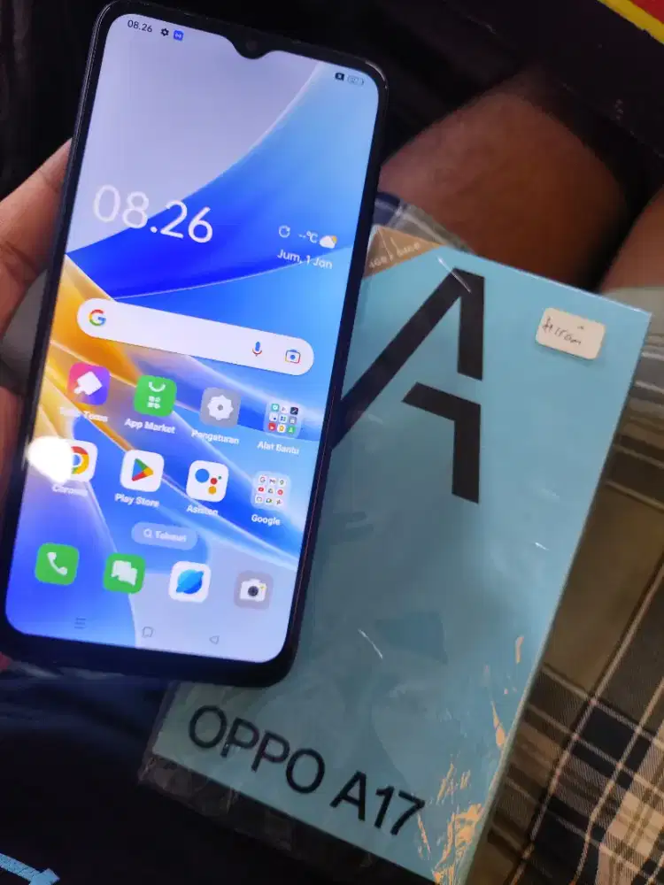 Oppo A7 4/64 full set Mulus Nominus siap pake Battre awet