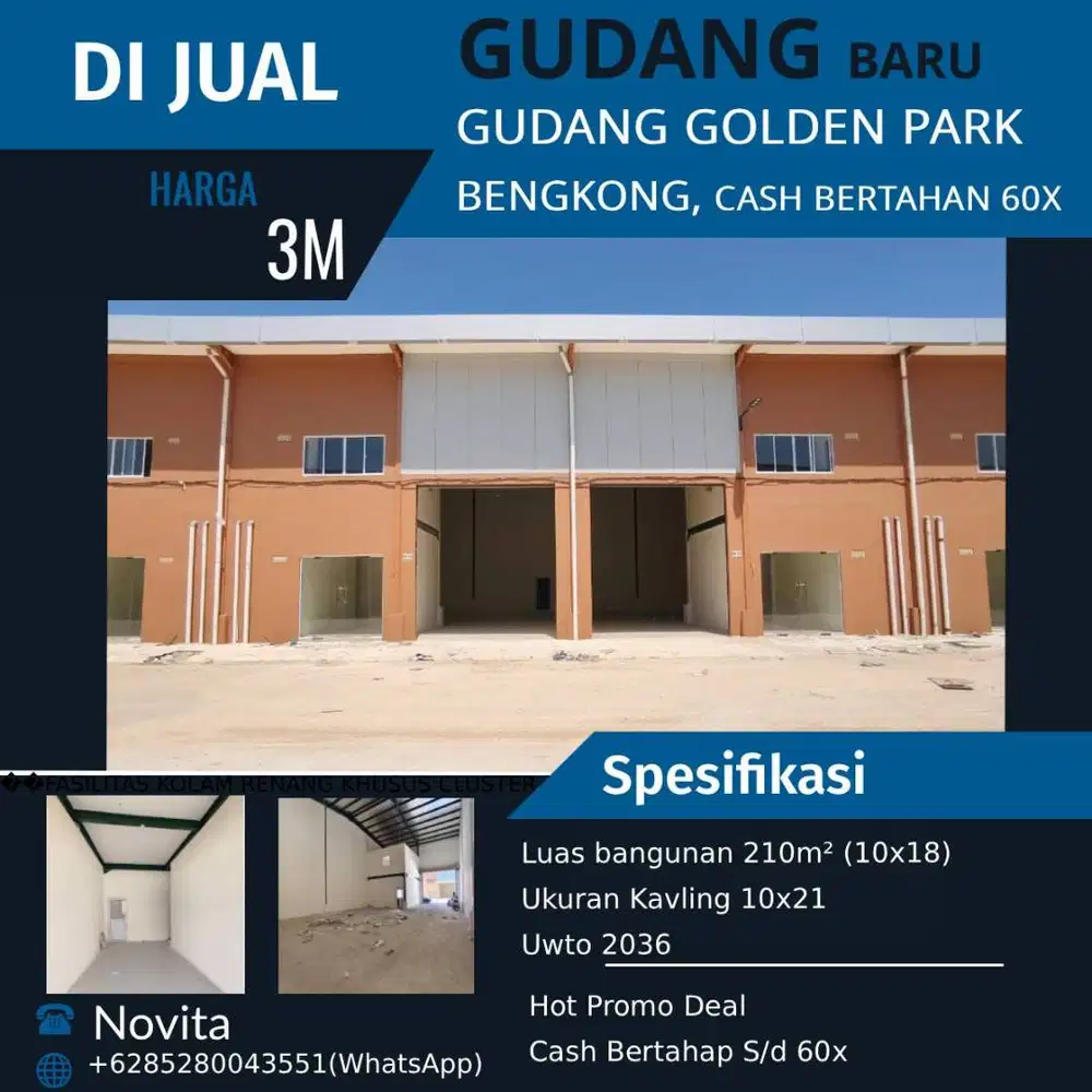 Gudang Golden Park di Bengkong Batam