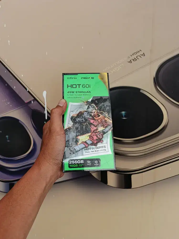 Berminat silahkan WA Infinix Hot 60i NFC 8+8/256 Garansi resmi 1thn