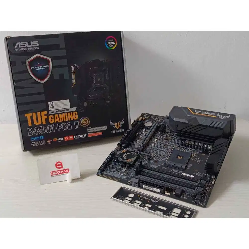Mobo AMD B450 AM4 ASUS TUF Gaming B450M-PRO II support Ryzen 5000
