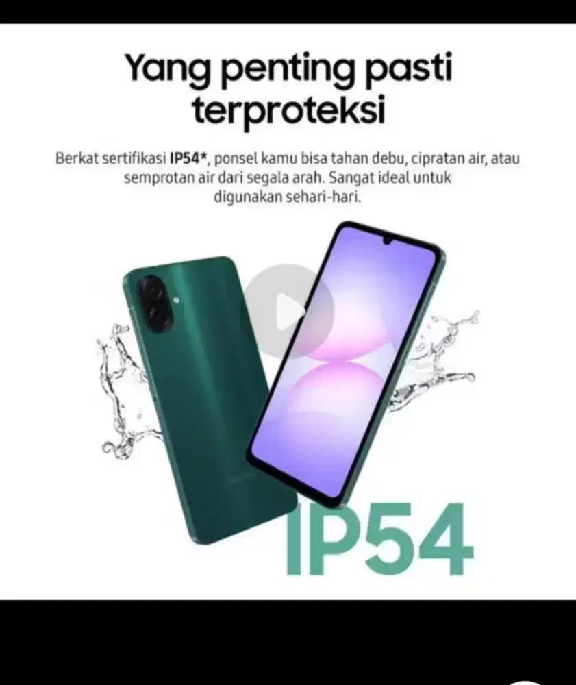 Dijual hp samsung A07 Ram 6/128 baru