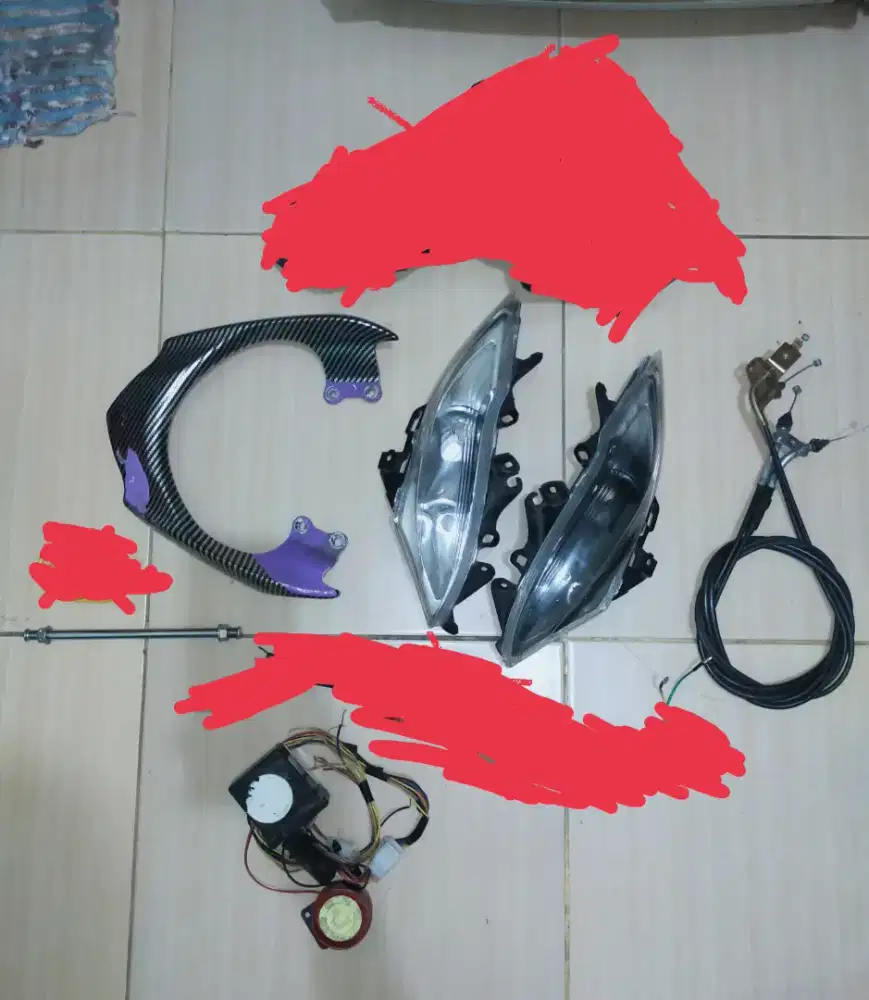 Sperpart mio j/gt 115 dan mio carbu lok jatiasih