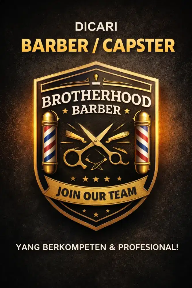 Di butuhkan capster/ barber