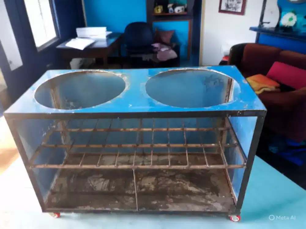 Meja jualan pentol, sup, bubur dll