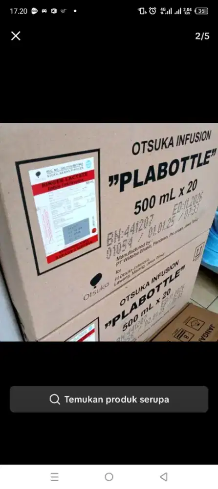 Rl 500 ml 1 kerdus isi 20pcs