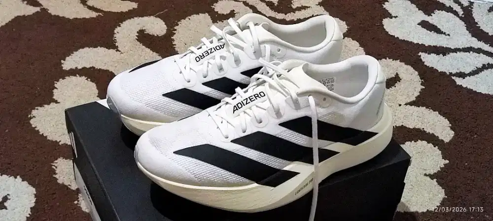 Jual Adidas ADIZERO EVO SL White