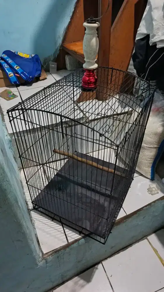 Kandang burung jalak kotak besi