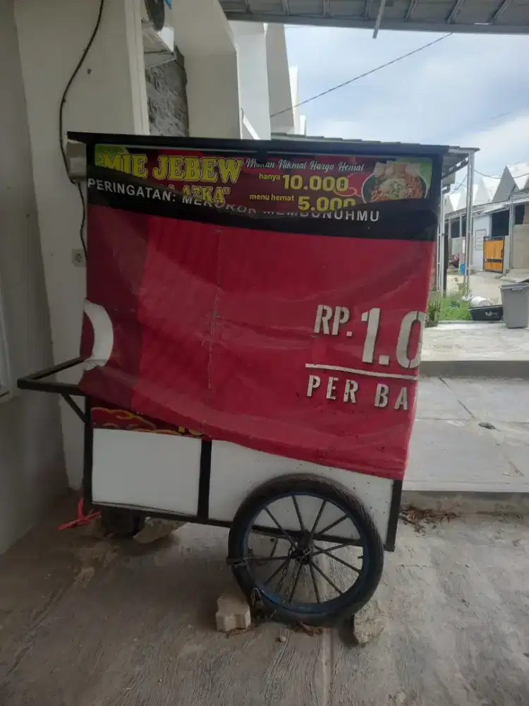 Gerobak bekas murah, noken n tinggal gazz untuk Usaha