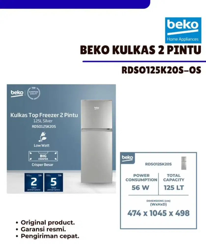 Beko Kulkas 2 Pintu