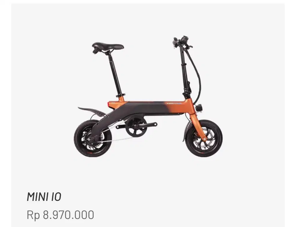 United E Bike Folded Mini IO