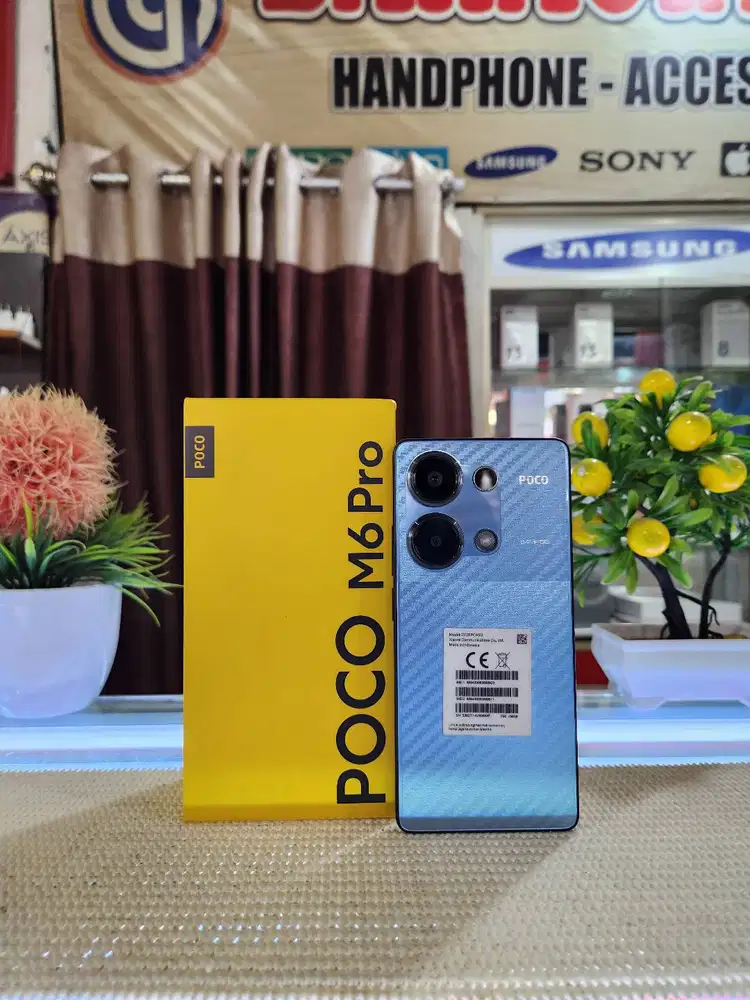 Poco M6 Pro Ram (8+8)16Gb/ 256Gb Fullset Mulus Ori 100% Bergaransi