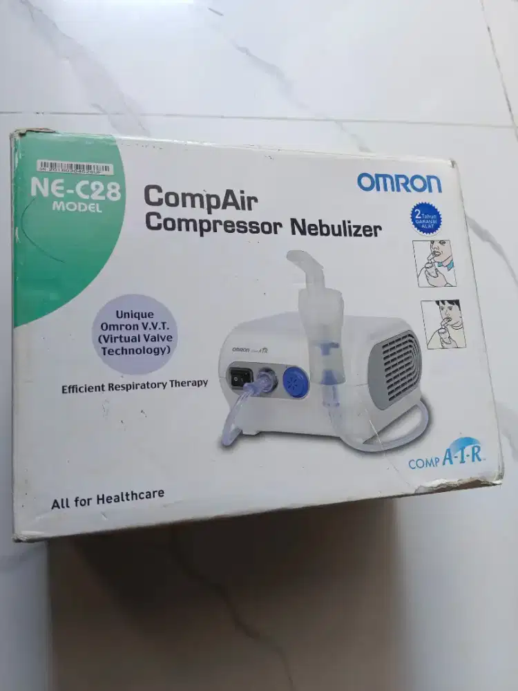 Alat terapi uap nebulizer omron kondisi sperti baru normal