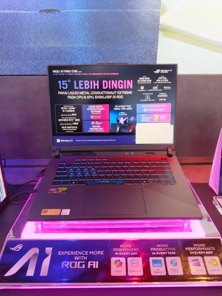 Cicilan Laptop Asus Rog Strix G16 rtx 5050 cuma pakai ktp