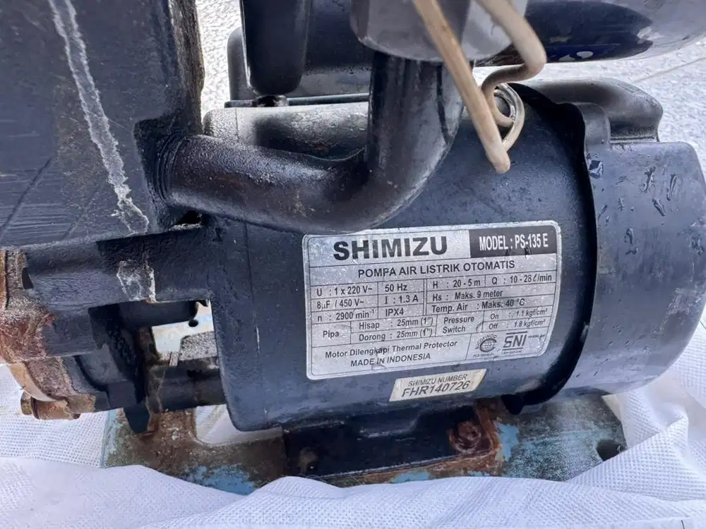 pompa air/ mesin sanyo shimizu