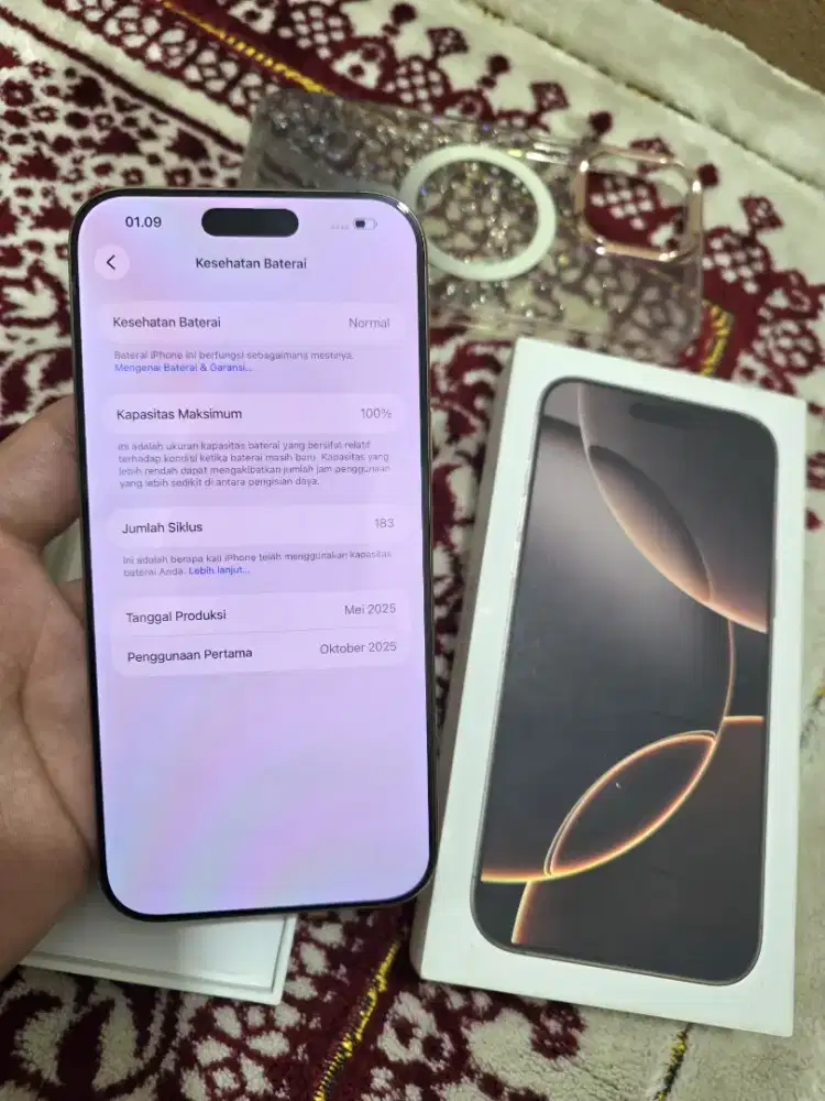 IPHONE 16 PROMAX 256 IBOX BH 100