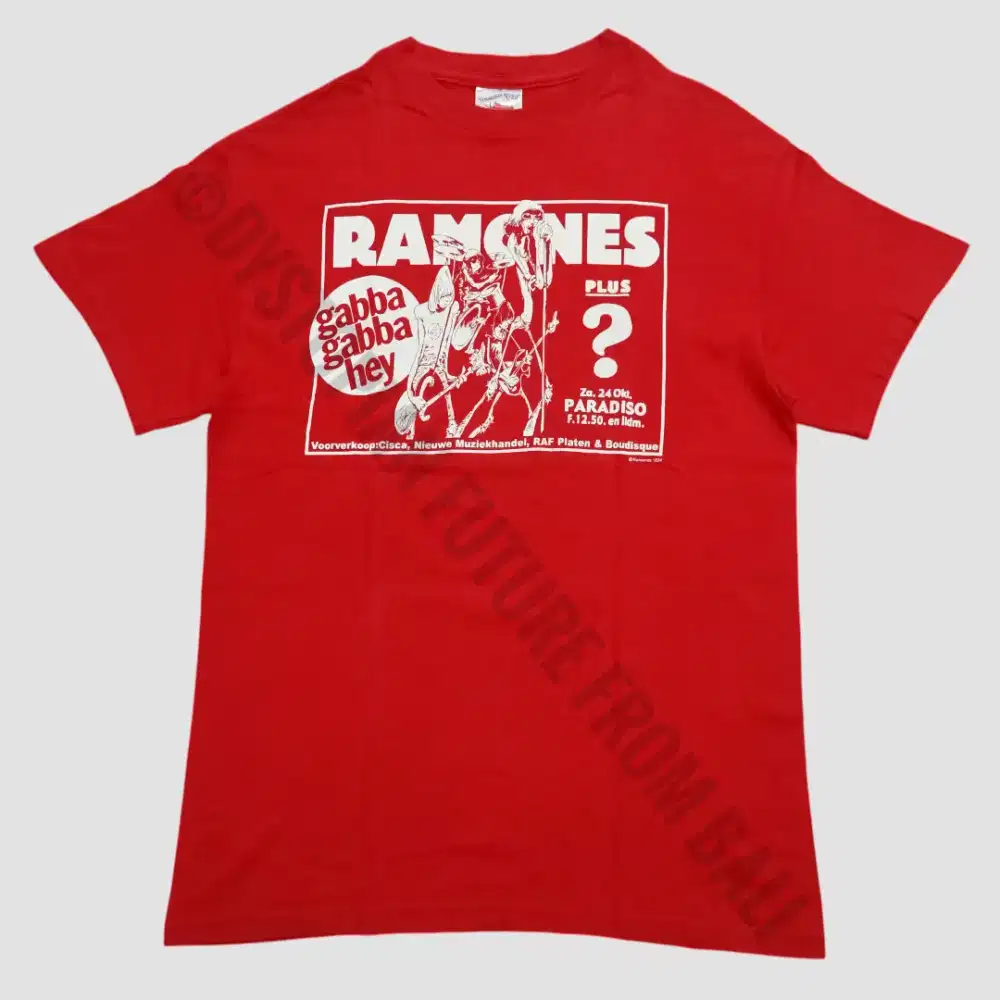 Vintage T-shirt Band Ramones - Gabba Gabba Hey Paradiso Amsterdam 1981