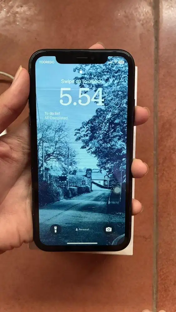 ip xr 64gb ex inter sinyal aman minus lcd bergaris