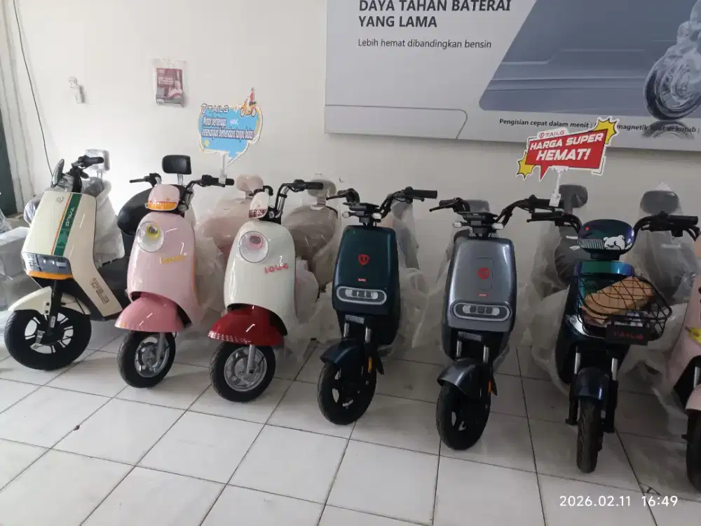 sepeda listrik tipe baru merek Nomor 3 di China