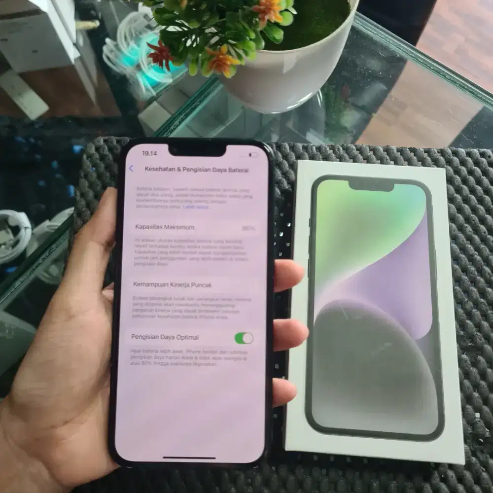 iPhone 14 128GB iBox Fullset Original – Mulus Normal Siap Pakai