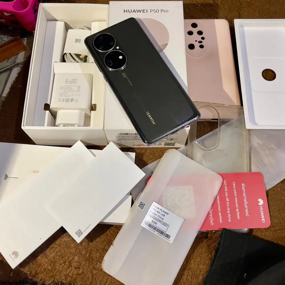 Huawei p50 pro ram 8 / 256 resmi fullset original