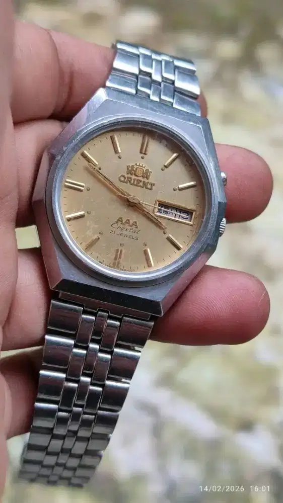 jam orient automatic original