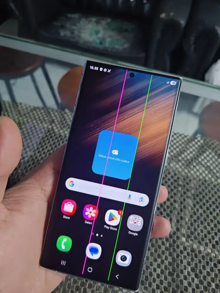 Samsumg s22 ultra 8/128GB minus Layar bergaris 2 helai